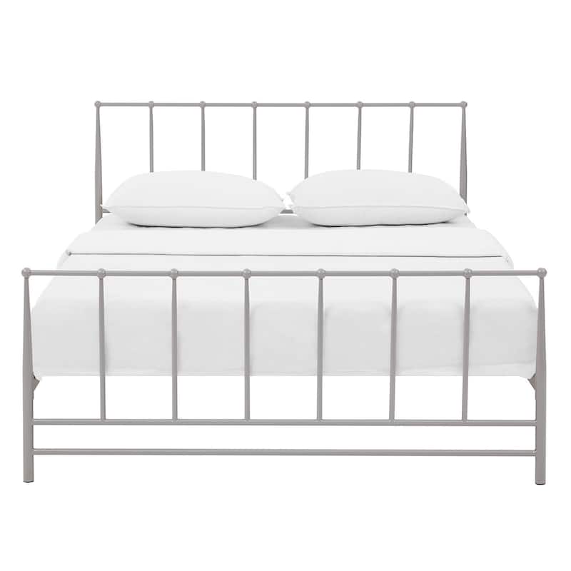 The Gray Barn Possum Cottage Grey Steel Estate Bed