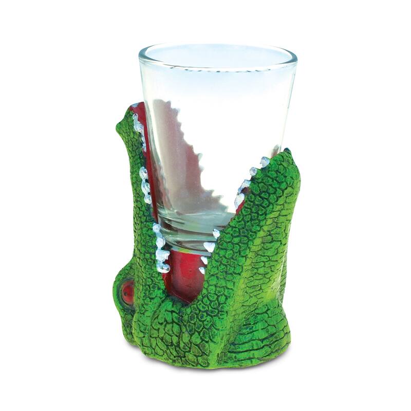 Puzzled Animal-theme Alligator Cool Animal Head Shot Glass