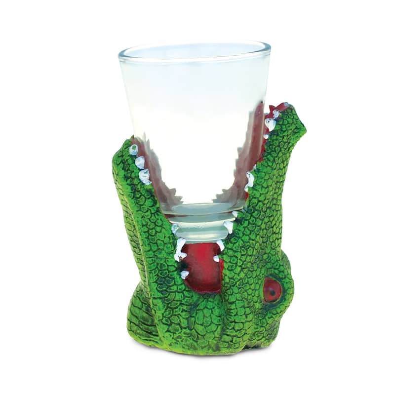 Puzzled Animal-theme Alligator Cool Animal Head Shot Glass