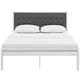Shop Millie Tufted Grey Fabric Platform Bed - Overstock - 13620167