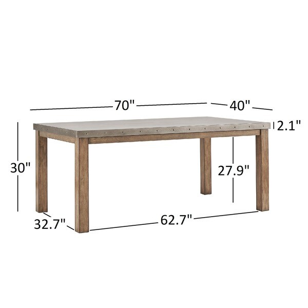 cassidy stainless steel dining set