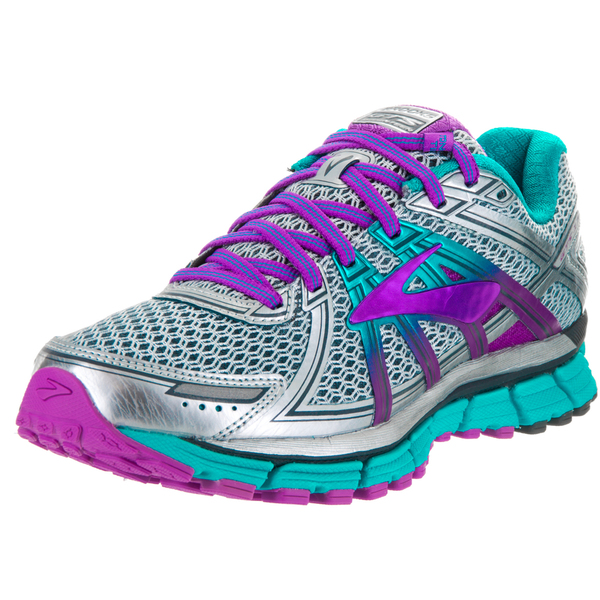brooks shoes womens silver