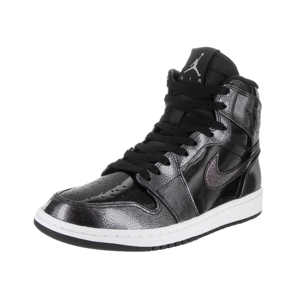 mens black patent leather nike sneakers