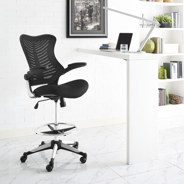 modway edge drafting stool