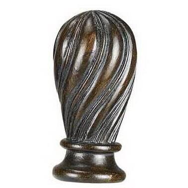 Brown Resin Finial