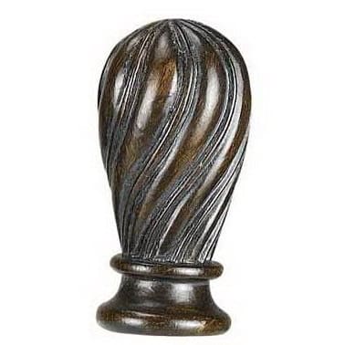 Brown Resin Finial