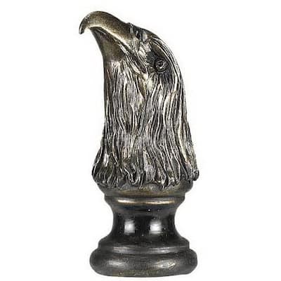 Brown Resin Eagle Finial