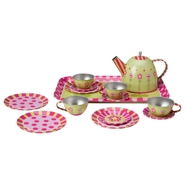 alex pretend tin tea set