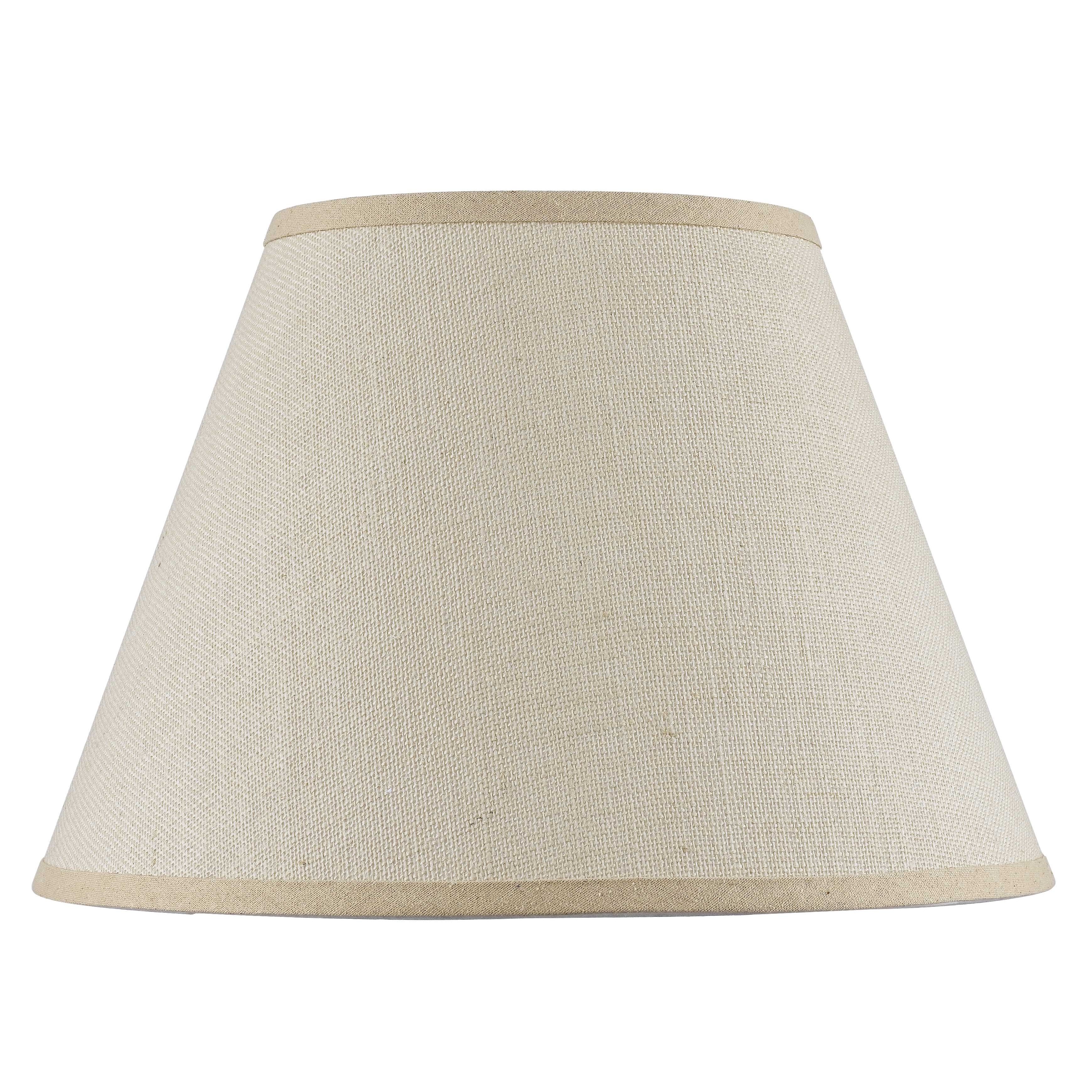 Hardback Tan Iron/Burlap Shade