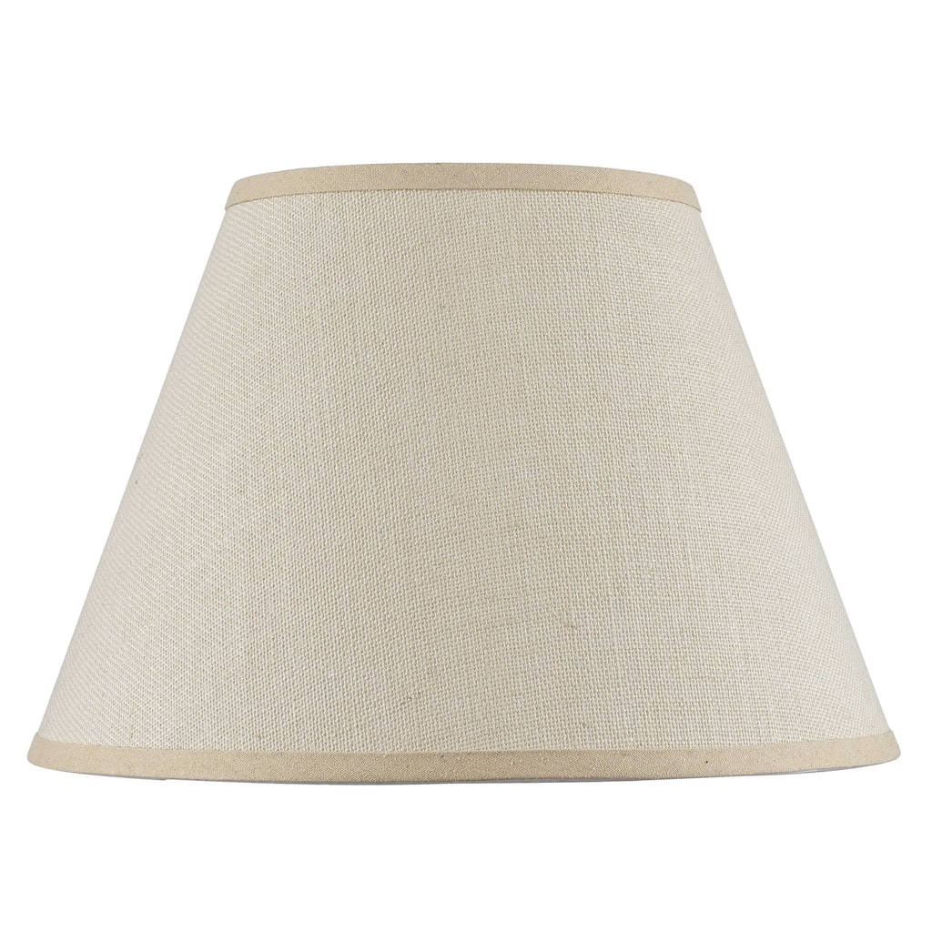 Hardback Tan Iron/Burlap Shade