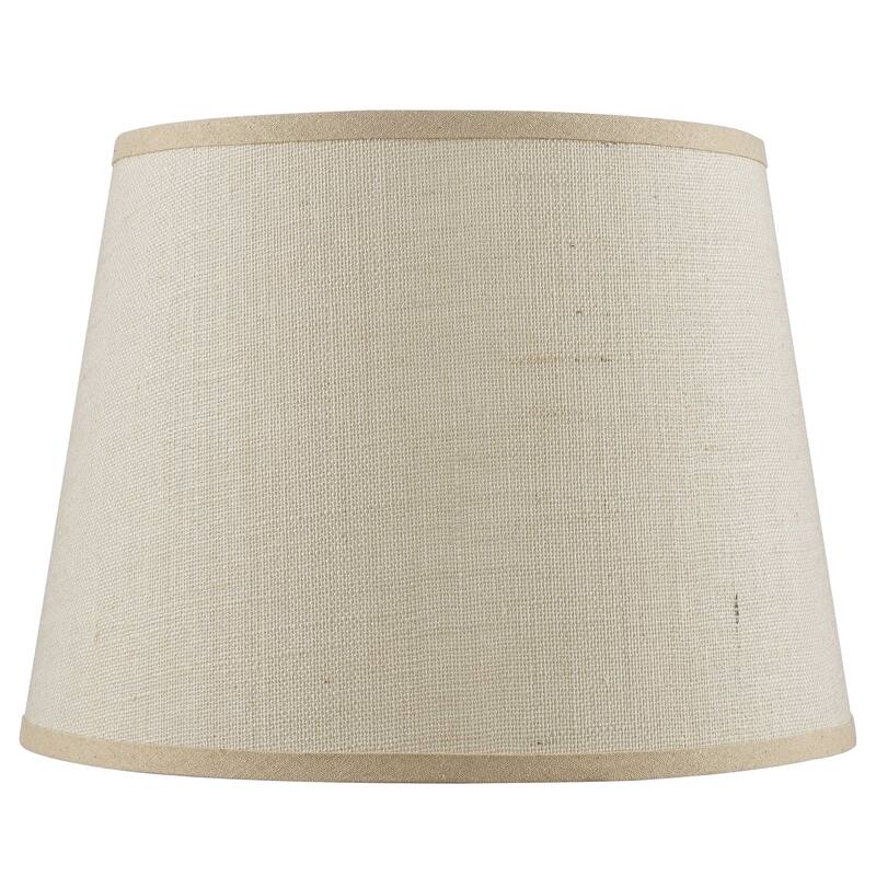 Hardback Tan Fine Burlap Lamp Shade