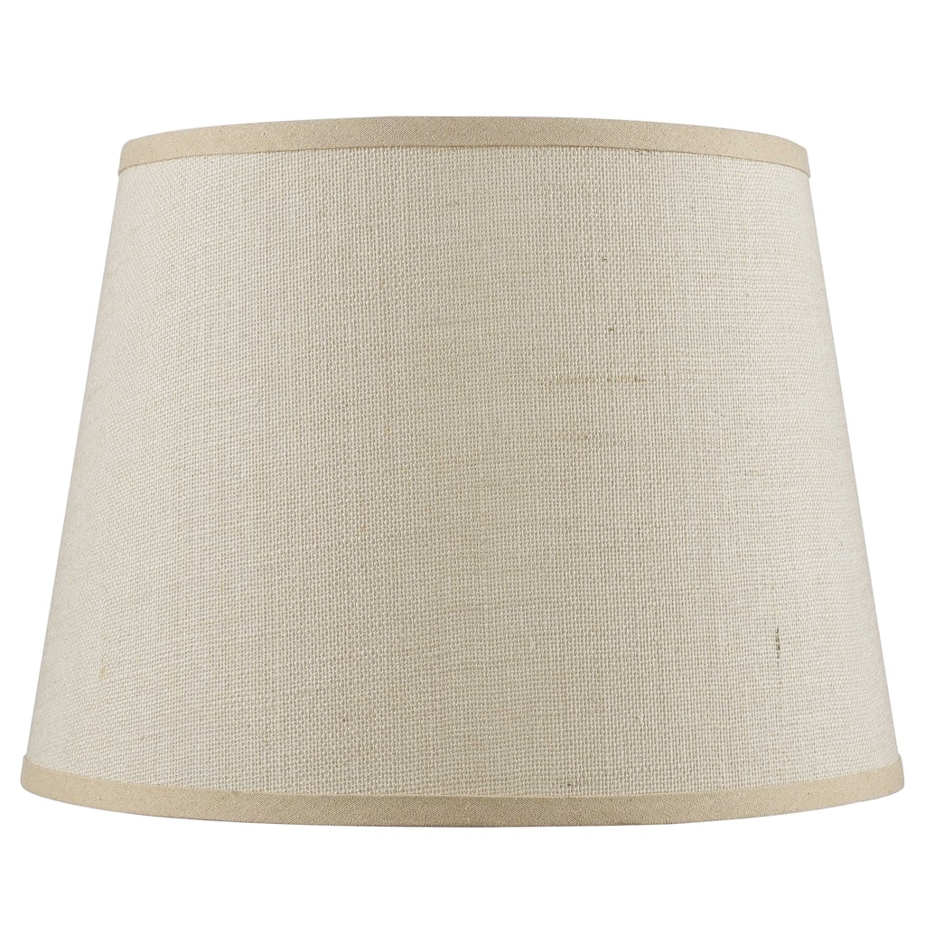 Hardback Tan Fine Burlap Lamp Shade