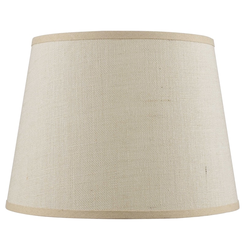 Hardback Tan Fine Burlap Lamp Shade