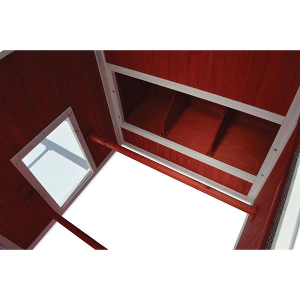 Shop Precision Old Red Barn Ii Chicken Coop Barn Red White