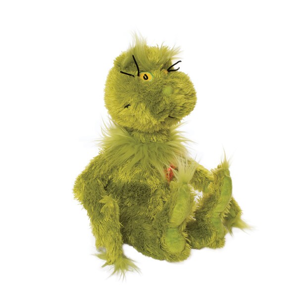 grinch doll with light up heart