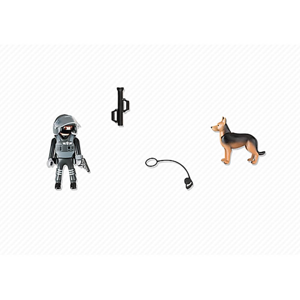 playmobil tactical police dog unit
