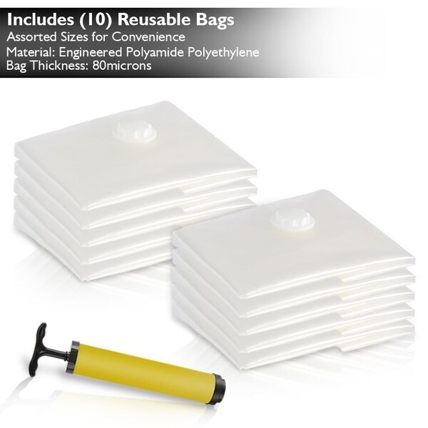 reusable vacuum storage bags