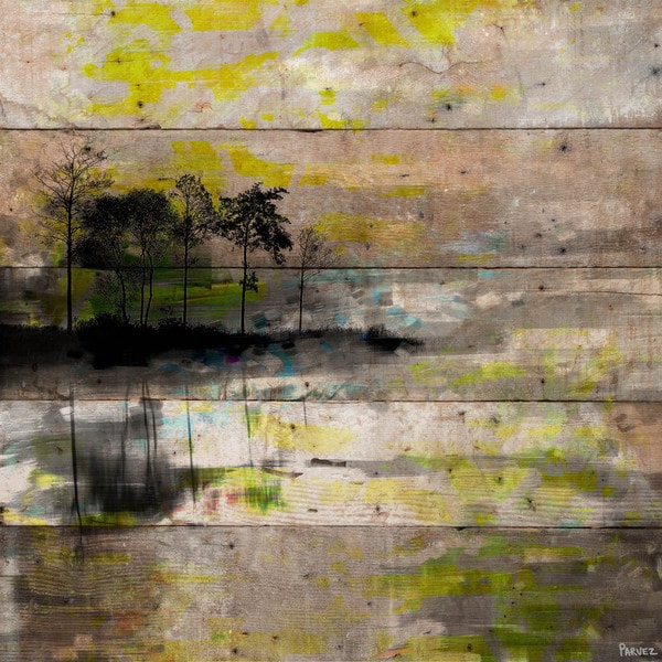 Handmade Parvez Taj - Oshawa Print on Reclaimed Wood