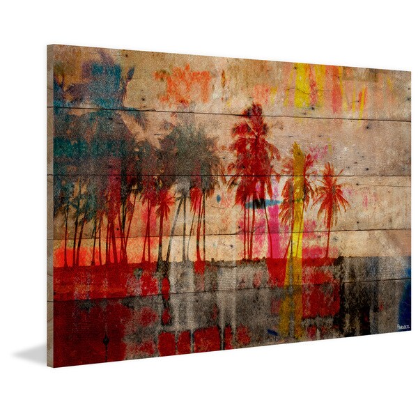 Handmade Parvez Taj - Abbott Kinney Print on Reclaimed Wood
