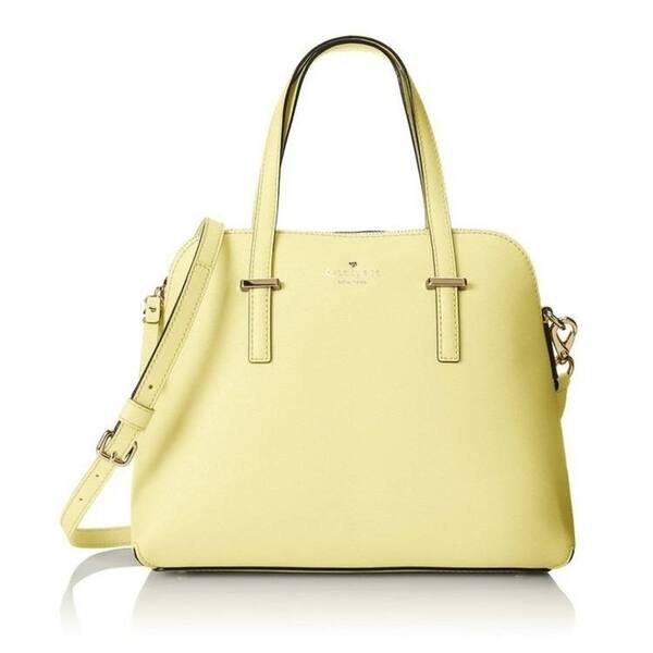 Kate Spade Cedar Street Maise Lemonade Satchel Handbag Yellow Overstock