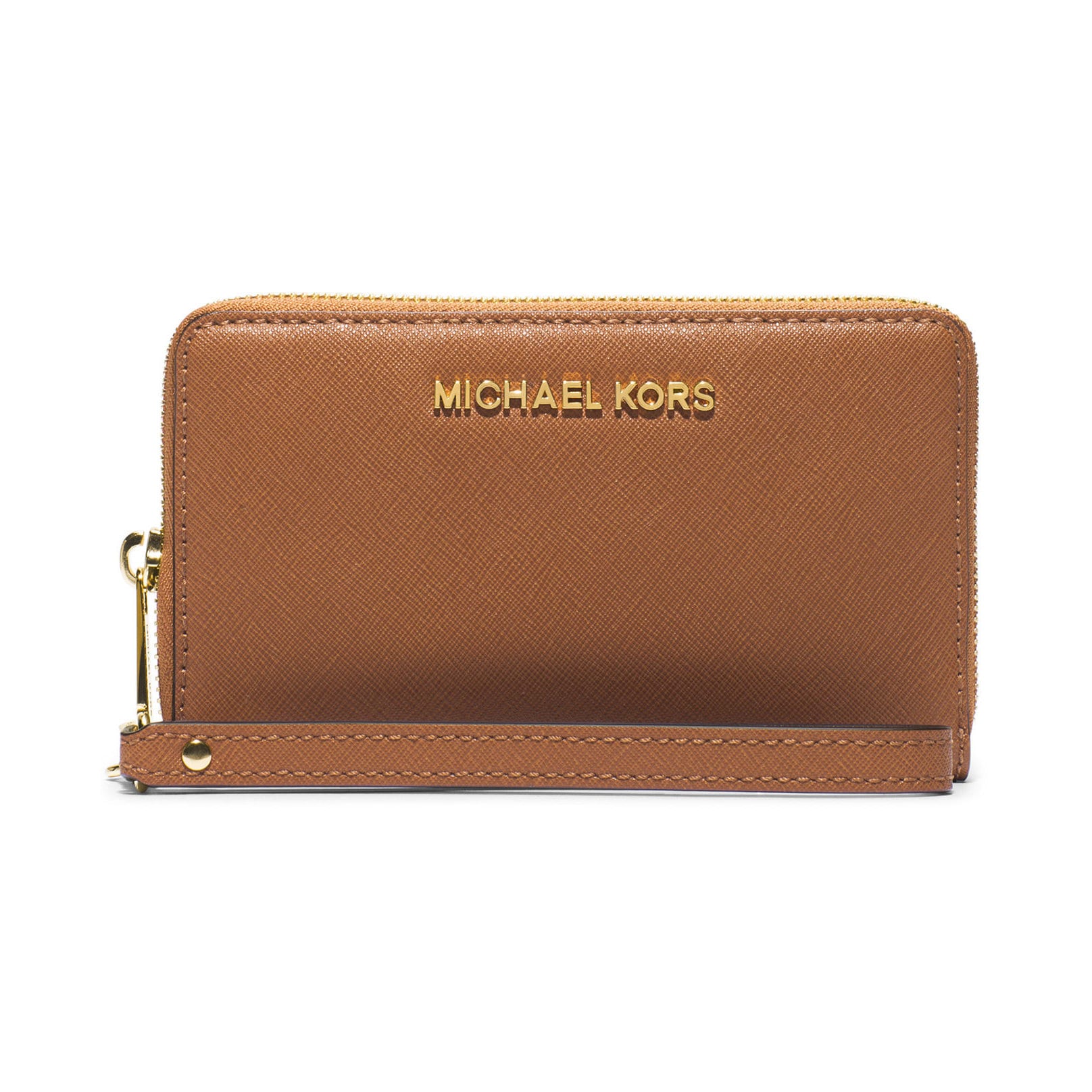 brown leather michael kors wallet