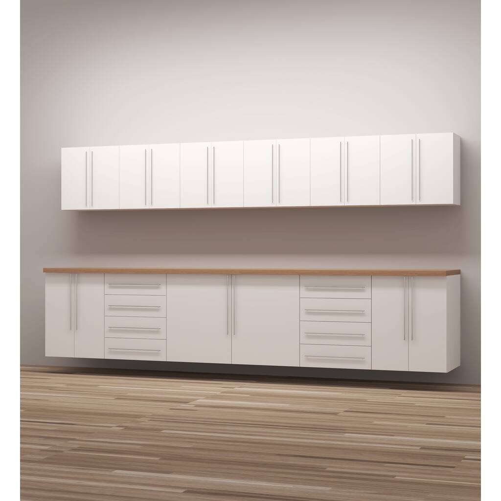 TidySquares Classic White Wood Workshop Storage Design 4