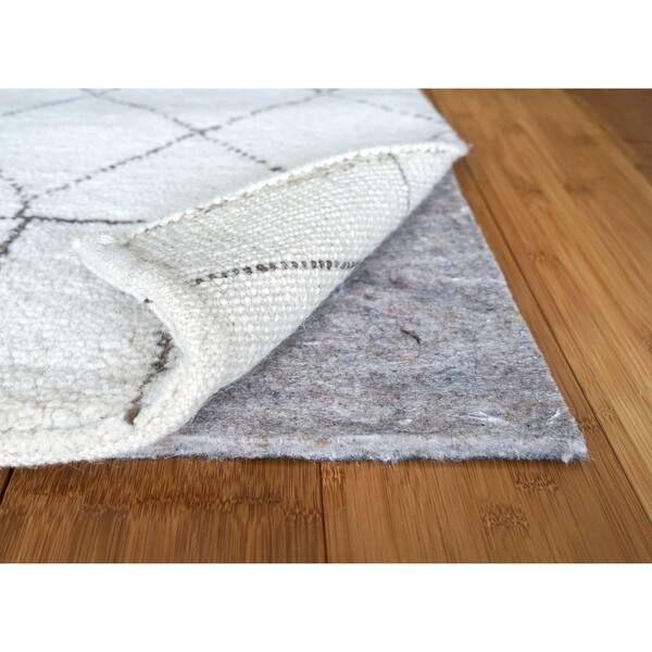 Justplush Extra Felt 3 8 Inch Thick Cushioned Rug Pad Grey Justplush Extra Felt 3 8 Inch Thick Cushioned Rug Pad Grey