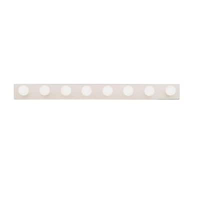 Kichler Lighting Utilitarian 8-light 48-inch Chrome Linear Bath/Vanity Light