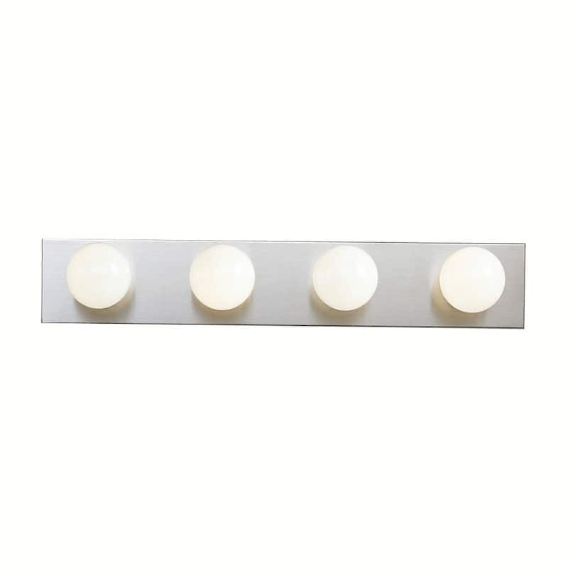 Kichler Lighting Utilitarian 4-light 24-inch Brushed Nickel Linear Bath/Vanity Light