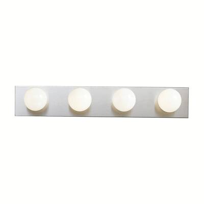 Kichler Lighting Utilitarian 4-light 24-inch Brushed Nickel Linear Bath/Vanity Light