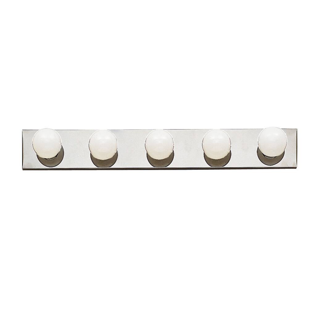 Kichler Lighting Utilitarian 5-light 30-inch Chrome Linear Bath/Vanity Light