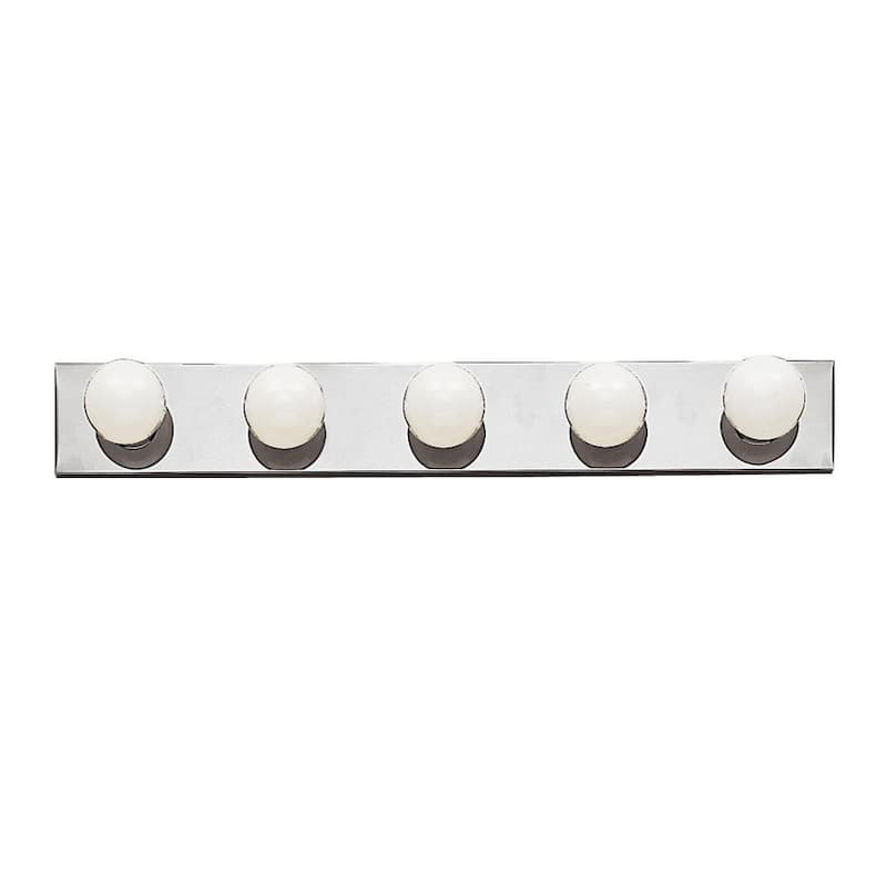 Kichler Lighting Utilitarian 5-light 30-inch Brushed Nickel Linear Bath/Vanity Light