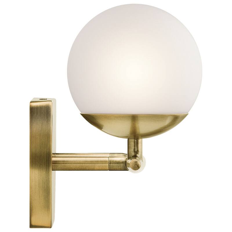 Kichler Lighting Jasper Collection 2-light Natural Brass Halogen Bath/Vanity Light