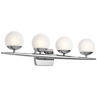Kichler Jasper 4-light Chrome Halogen Bath/Vanity Light
