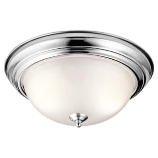 Kichler Lighting Transitional 2-light Chrome Flush Mount