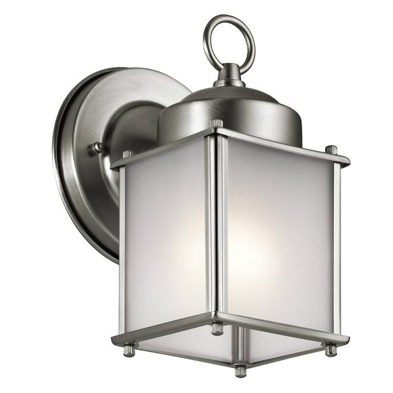 Kichler Lighting Traditional 1-light Stainless Steel Outdoor Wall Sconce