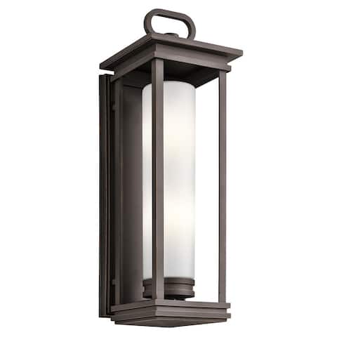 Kichler Lighting South Hope Collection 2-light Rubbed Bronze Outdoor Wall Sconce