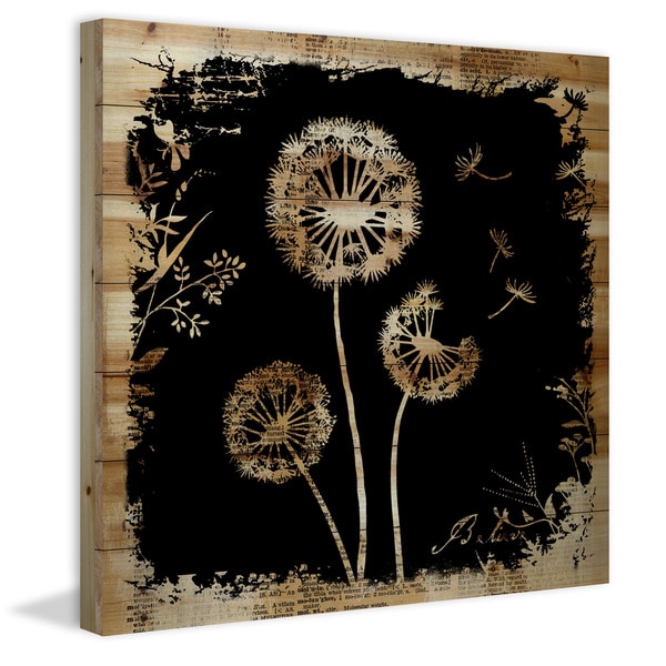 Marmont Hill - Handmade Vicki Butler Believe Dandies Painting Print on Natural Pine Wood