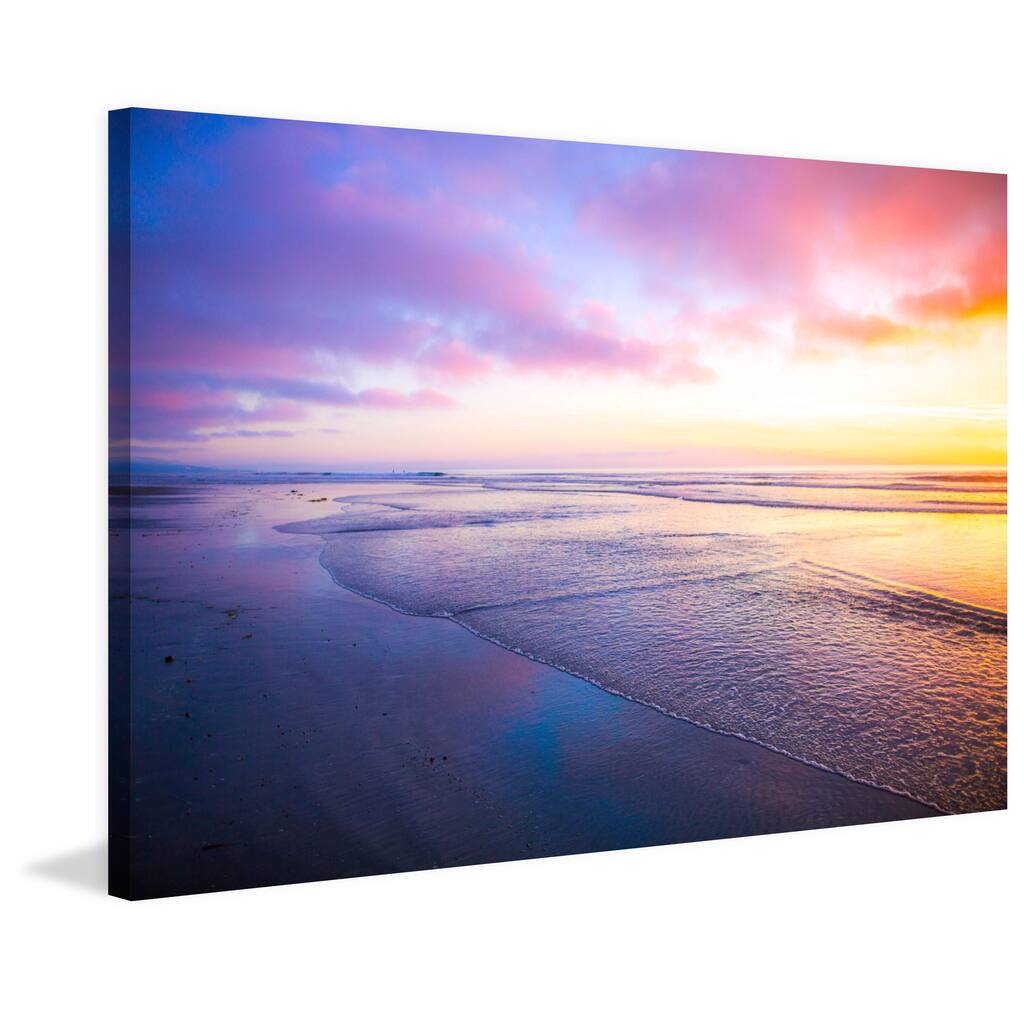 Marmont Hill - 'Candied Skies' by Morgan J Hartley Painting Print on Wrapped Canvas - Multi-Color