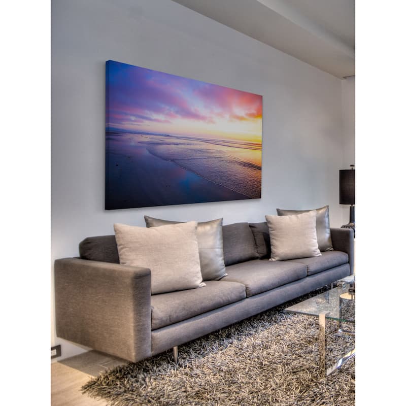 Marmont Hill - 'Candied Skies' by Morgan J Hartley Painting Print on Wrapped Canvas - Multi-Color