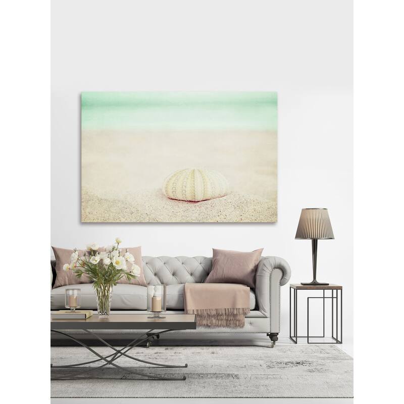 Marmont Hill - 'Green Seas' by Morgan J Hartley Painting Print on Wrapped Canvas - Multi-Color