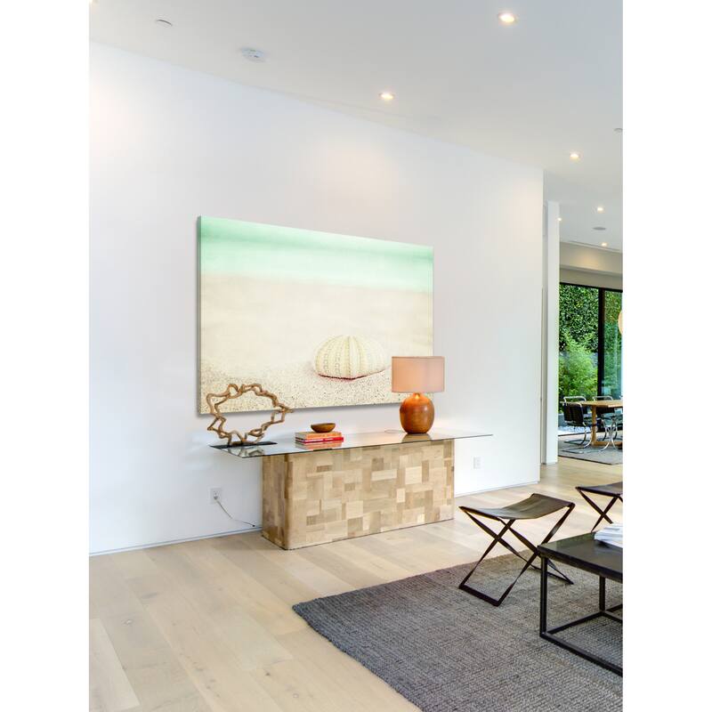 Marmont Hill - 'Green Seas' by Morgan J Hartley Painting Print on Wrapped Canvas - Multi-Color