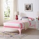 preview thumbnail 1 of 3, Pink Ollie Bed Frame