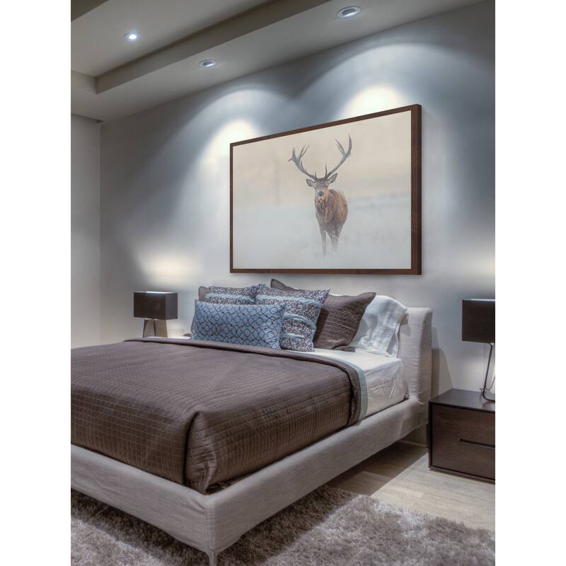 Marmont Hill - 'The Lone Buck' Framed Painting Print - Multi-Color