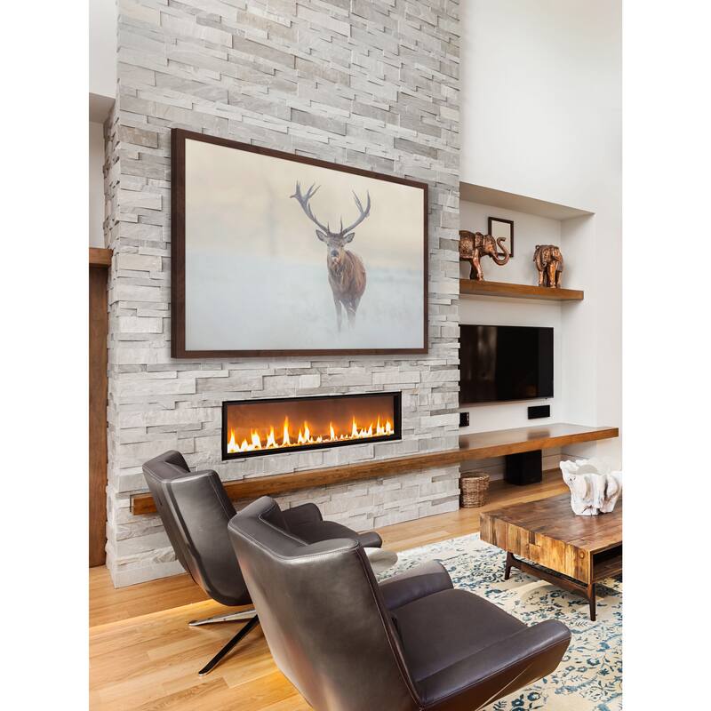 Marmont Hill - 'The Lone Buck' Framed Painting Print - Multi-Color