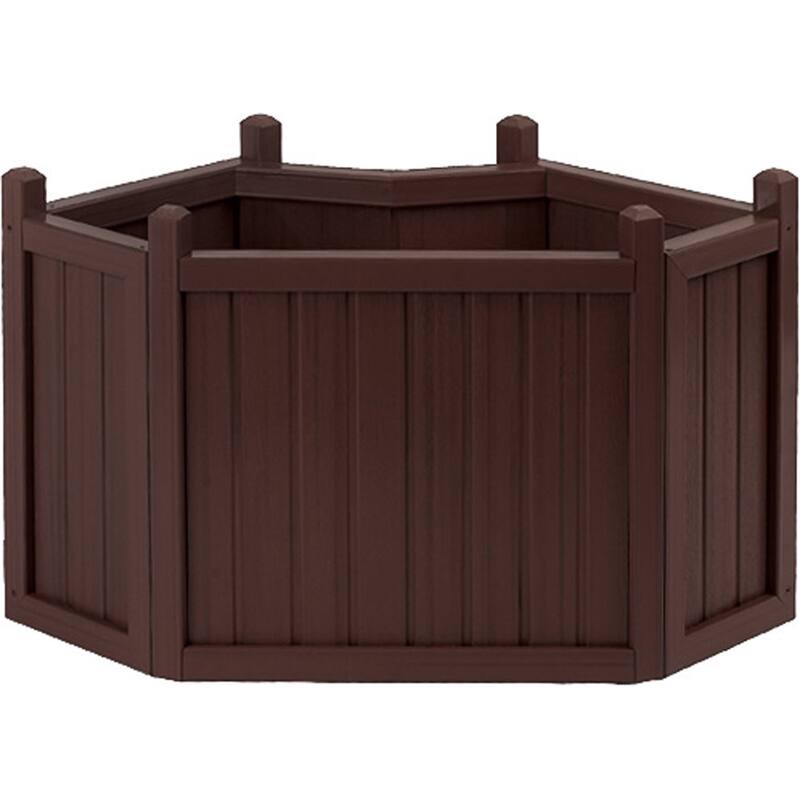 All Weather Composite Corner Planter (34 inches)