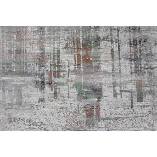 slide 2 of 7, Parvez Taj - 'Blizzard' Painting Print on Wrapped Canvas