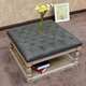 Dark Gray Top-Natural Base