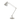 Udbina Silvertone Steel Desk Lamp with Adjustable Arm