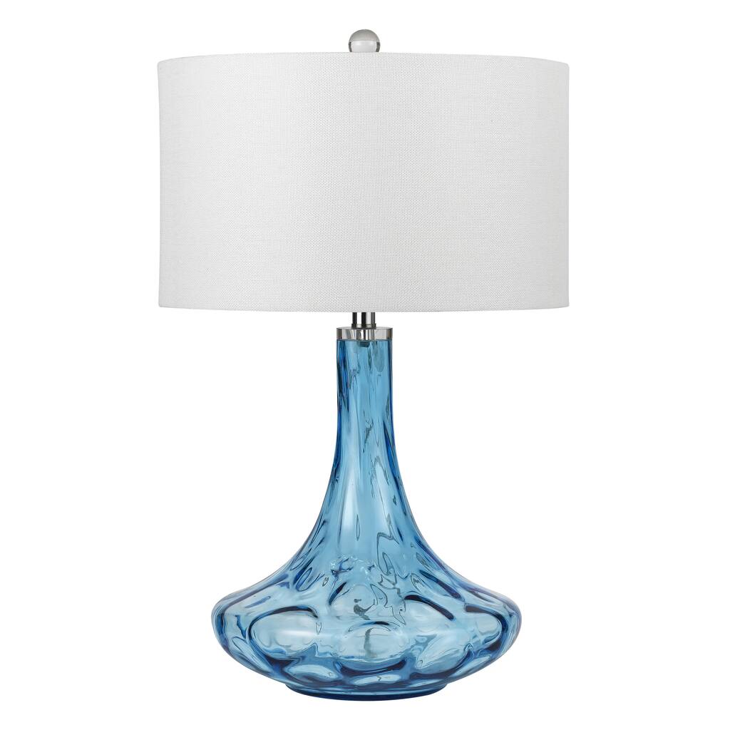 Eustis 150-watt Glass Table Lamp